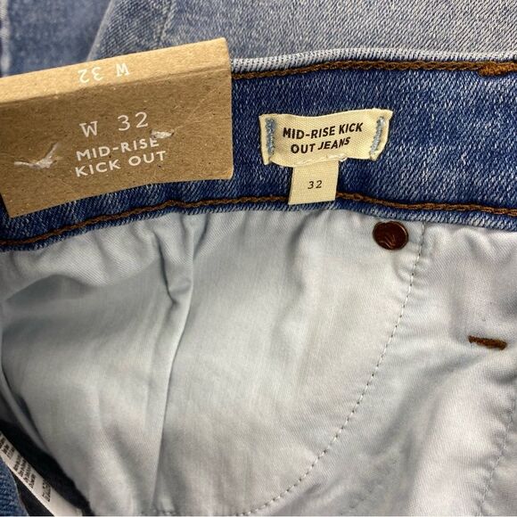 Madewell Women's Mid Rise Kick Out Bootcut Stretch Jeans  NWT   |   Size:  32 - Picture 13 of 16